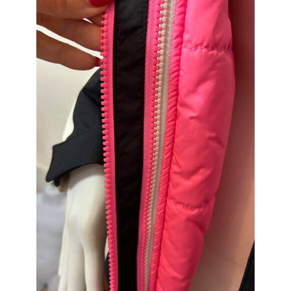 North Face Girls’ Winter Jacket XL 18  Black Pink White Hooded 2 in 1 Insulated - Picture 15 of 15
